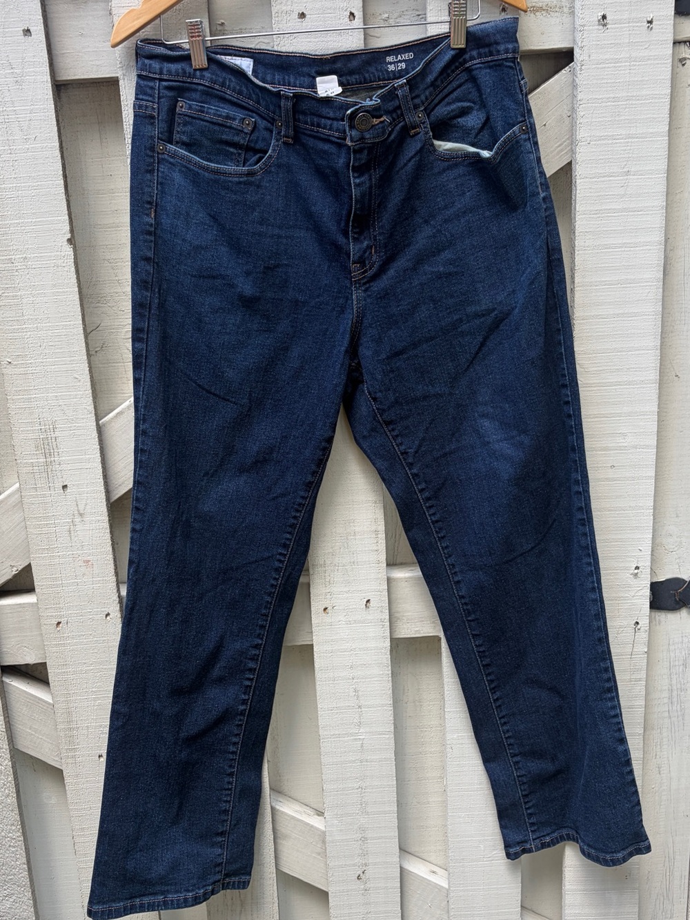 Sonoma Goods For Life Men's Relaxed Fit Jeans Dark Wash 36x29 VGUC